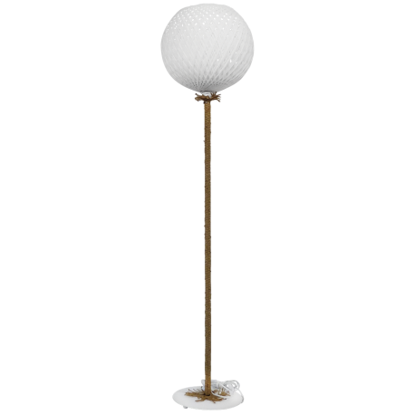 SILK-02 FLOOR LAMP ROPE WHITE-UT-WH