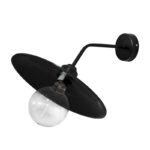 Φωτιστικό επιτοίχιο  AS-180AP 1L  BLACK