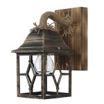 Φωτιστικό τοίχου ROPE-WOOD R-710AP BR