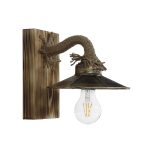 Φωτιστικό τοίχου ROPE-WOOD R-150ΑΡ-S-