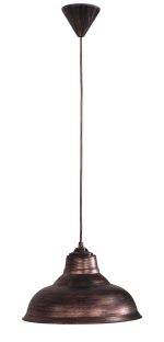 Κρεμαστό φωτιστικό PUBLIC/28 1L COPPER - Image 2