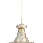 Φωτιστικό ΠΥΡΟΦΑΝΙ FLP-100Κ WHITE-BRONZE