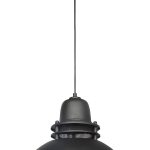 ΚΡΕΜΑΣΤΟ VINTAGE ΠΥΡΟΦΑΝΙ ΜΕΤΑΛΛΙΚΟ ZOE 1/L BLACK  Ε/27