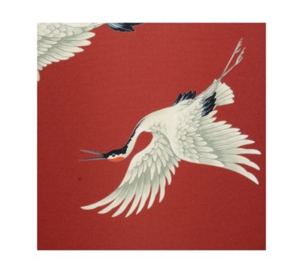 Υφασμάτινο καπέλο για φωτ/κο οροφής, μπορντώ 45x45x28cm