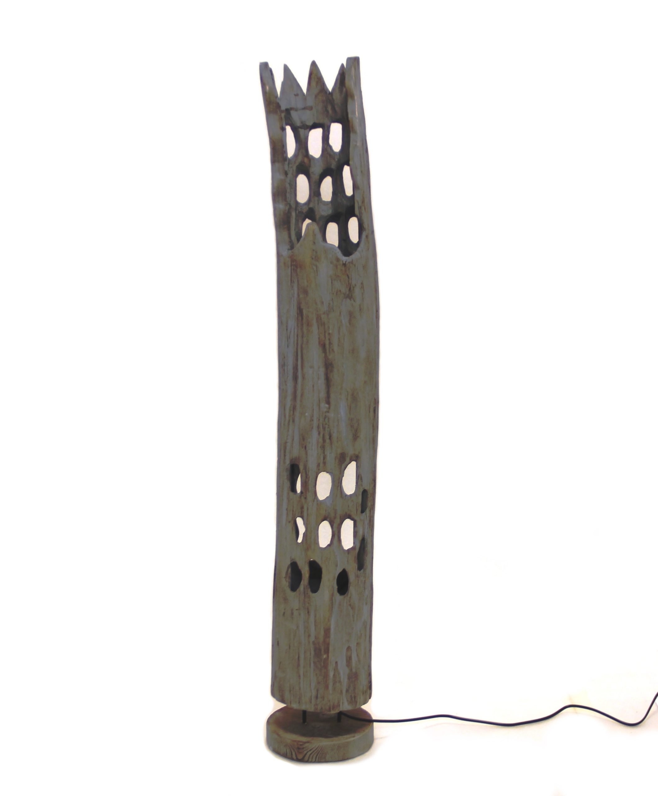 Δαπέδου κορμός φωτιστικό γκρί