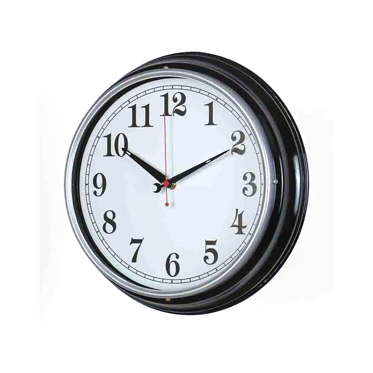 Μεταλλικό ρολόι τοίχου Retro design 31cm