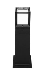 Εδάφους μοντέρνο 4γωνο πλαστικό 70CM D-266 BLACK