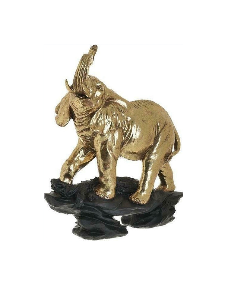 Ελέφαντας διακοσμητικός αντικέ χρυσό