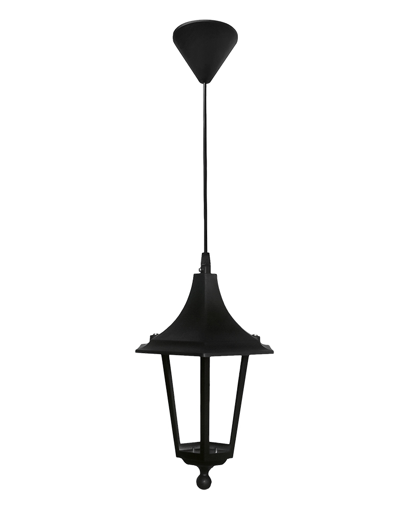 Κρεμαστό LP-400K BLACK φωτιστικό εξωτερικού χώρου