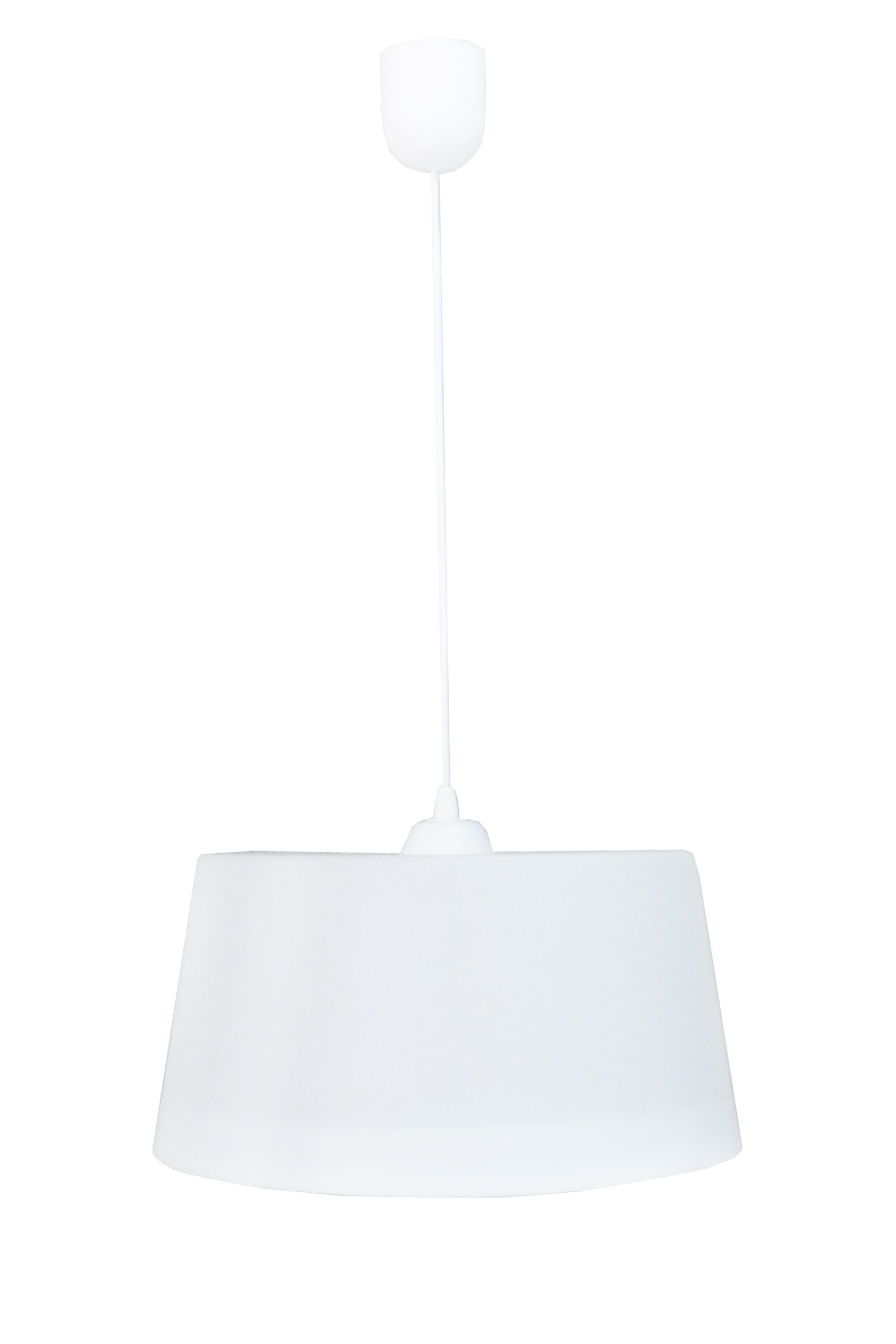 DRUM 1L WHITE Φ35 PENDEL ΚΡΕΜΑΣΤΟ ΠΛΑΣΤΙΚΟ Ε/27