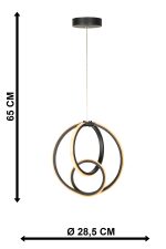 NEON-29 LED BLACK 48W 3000K/4000K/6500K ΦΩΤΙΣΤΙΚΟ LED