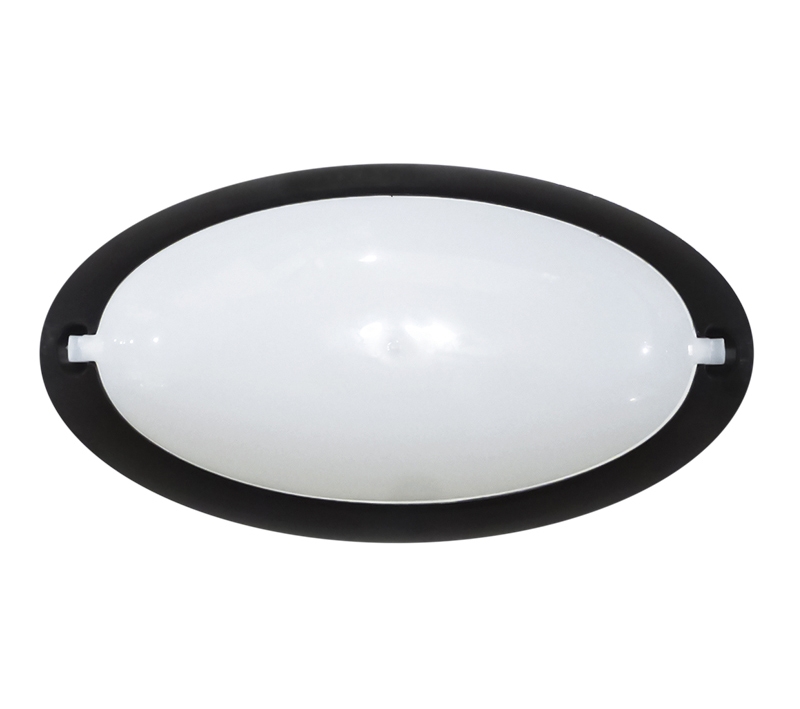 D-212 BLACK ΕΝΣΩΜΑΤΩΜΕΝΟ LED 12W ΟΒΑΛ