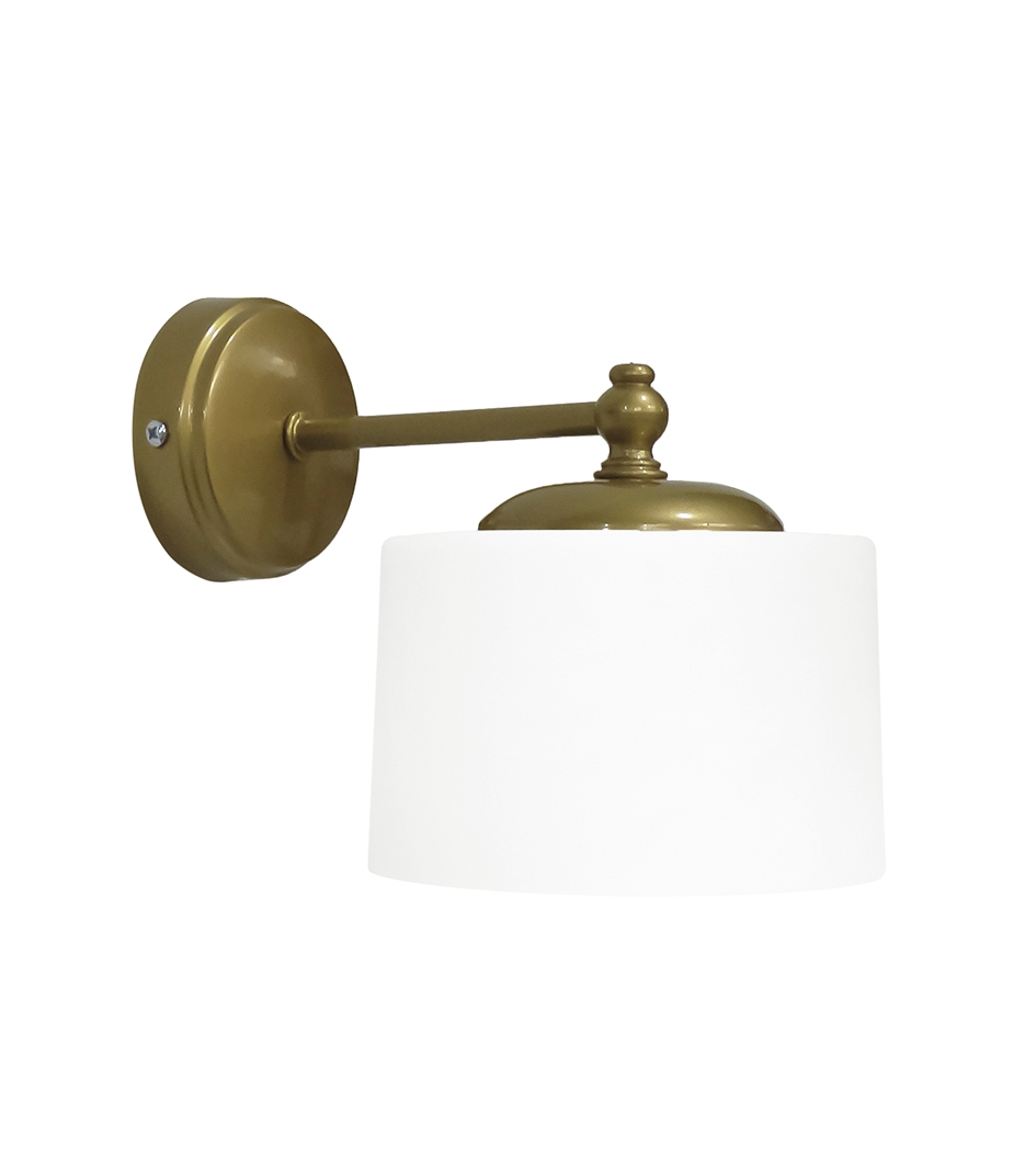 DRUM/AP-B- WHITE-GOLD ΙΣΙΑ ΑΠΛΙΚΑ E/27