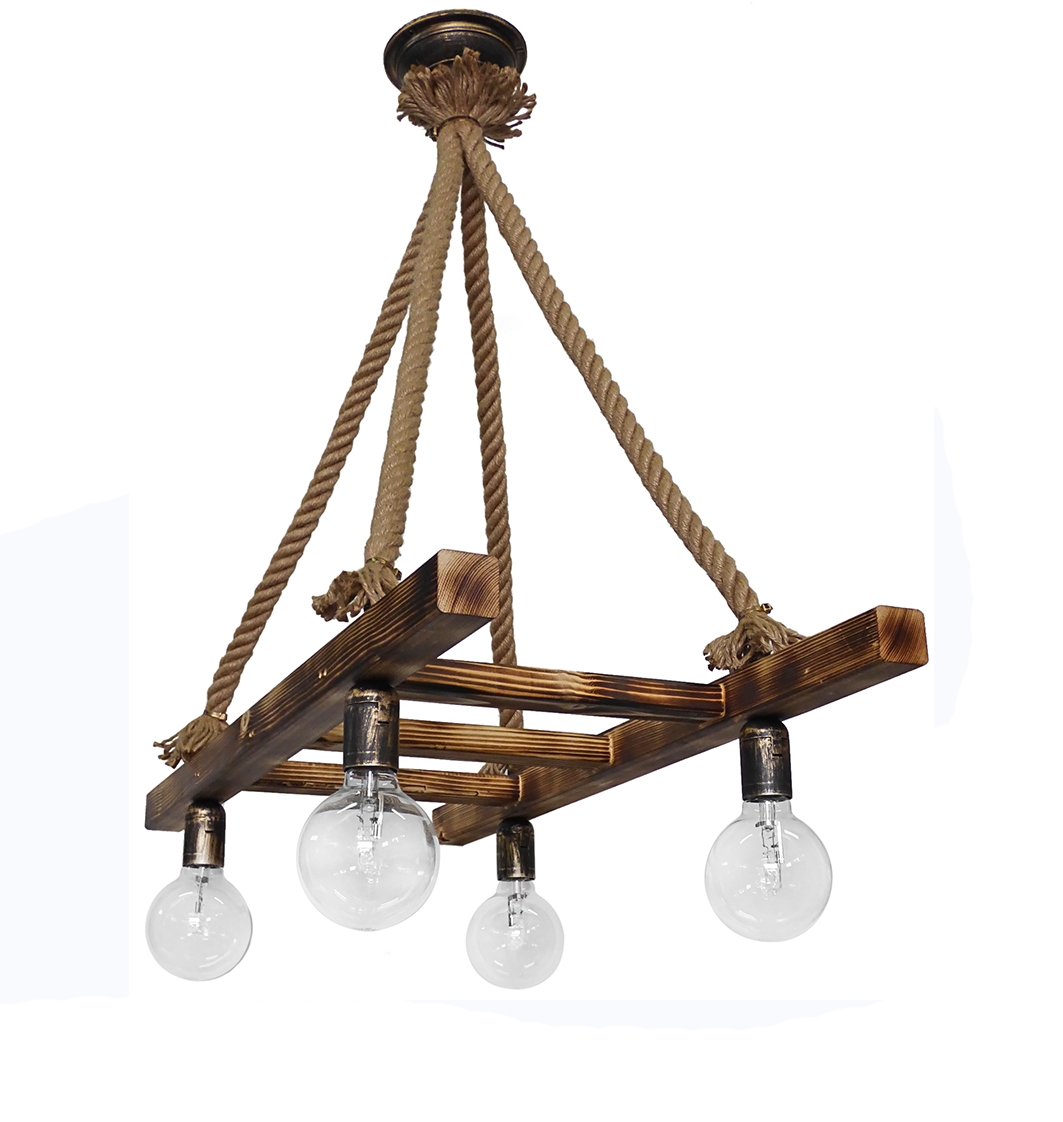 Φωτιστικό SKALA/4 WOOD CABLE