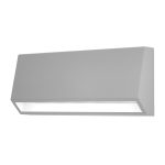 Φωτιστικό επιτοίχιο HER-03 LED GREY IP65 εξωτερικού χώρου