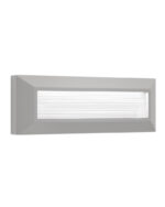 Φωτιστικό επιτοίχιο πλαφονιέρα HER-08 GREY LED εξωτερικού χώρου. - Image 2