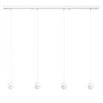 Ράγα φωτιστικού οροφής E/27 RAGA 4L WHITE METAL