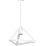 Κρεμαστό φωτιστικό GIZA 1L WHITE PLASTIC E/27