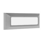 Φωτιστικό επιτοίχιο πλαφονιέρα HER-08 GREY LED εξωτερικού χώρου.