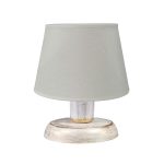 ΠΟΡΤΑΤΙΦ ΚΩΝΙΚΟ ΑΜΠΑΖΟΥΡ TL-08 Ø20 WH-BR/ΚΡΕΜ Ε/27