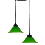 GREEN PENDEL 2/L φωτιστικό οροφής/κρεμαστό ανισόπεδο Ε/27