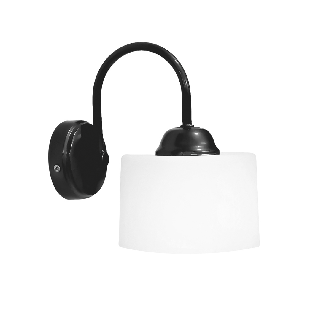 P1280636 μαύρο DRUM/AP-A- BLACK-WHITE ΑΠΛΙΚΑ E/27 - Image 1