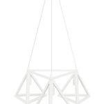 GIZA 3/L TRIANGLE WHITE PLASTIC-METAL ΚΡΕΜΑΣΤΟ