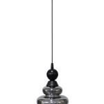 GL-6030/25 1L -B- ΜΠΙΛΙΑ PENDEL FUME Φ25 ΓΥΑΛΙΝΟ ΚΡΕΜΑΣΤΟ