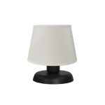 ΠΟΡΤΑΤΙΦ ΚΩΝΙΚΟ ΑΜΠΑΖΟΥΡ TL-08 Ø20 BLACK-ΛΕΥΚΟ/ΚΡΕΜ Ε/27