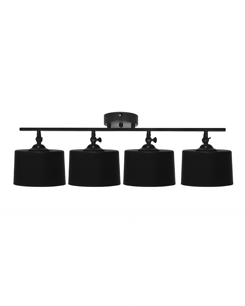 DRUM/4L KEY RAGA BL-BLACK ΡΑΓΑ ΤΟΙΧΟΥ-ΟΡΟΦΗΣ ΣΠΑΣΤΗ – Heronia Lighting