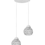 CHRIS 2L PENDEL WHITE CRYSTAL