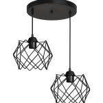 DM-04PENDEL 2/L BLACK ΚΡΕΜΑΣΤΟ ΑΝΙΣΟΠΕΔΟ ΑΡΑΧΝΗ ΜΕΤΑΛΛΙΚΟ