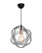 SATURNO BLACK 1/L  Μοντέρνο φωτιστικό