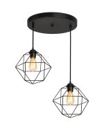 DM-03PENDEL 2/L BLACK ΚΡΕΜΑΣΤΟ ΑΝΙΣΟΠΕΔΟ ΠΟΛΥΓΩΝΟ ΜΕΤΑΛΛΙΚΟ - Image 3
