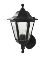 LP-410-1 BLACK ΦΑΝΑΡΙ UP-DOWN ΕΞΑΓΩΝΟ ΠΛΑΣΤΙΚΟ