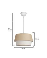 HKP-100 Φ30 ΜΠΕΖ/ΚΡΕΜ 1/L ΔΙΠΛΟ ΚΡΕΜΑΣΤΟ ΑΜΠΑΖΟΥΡ - Image 4