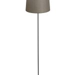 HFLB-06 ΚΩΝ.Φ35 FLOOR LAMP BLACK-ΑΜΜΟΥ ΔΑΠΕΔΟΥ ΜΕ ΑΜΠΑΖΟΥΡ Φ35 ΚΩΝΙΚΟ