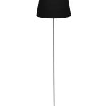 HFLB-03 ΚΩΝ. Φ35 FLOOR LAMP BLACK-ΜΑΥΡΟ ΔΑΠΕΔΟΥ ΜΕ ΑΜΠΑΖΟΥΡ Φ35 ΚΩΝΙΚΟ