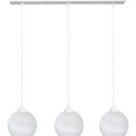 Κρεμαστό φωτιστικό GL-6040/3L RAGA WH-WHITE ΚΡΕΜΑΣΤΟ ΑΛΑΒΑΣΤΡΟ