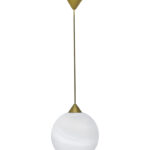 Φωτιστικό  GL-6040 1/L GOLD-WHITE ΑΛΑΒΑΣΤΡΟ