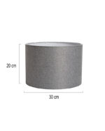 HP-04 ΓΚΡΙ Φ30 ΑΜΠΑΖΟΥΡ ΚΥΛΙΝΔΡΟΣ - Image 2